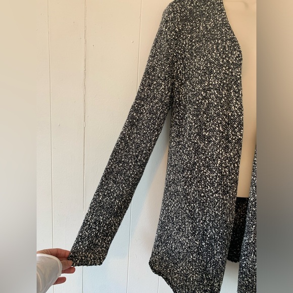Eileen Fisher Black & White Open Cardigan size S 100% cotton - Picture 3 of 6